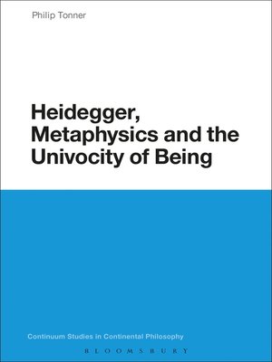 cover image of Heidegger, Metaphysics and the Univocity of Being